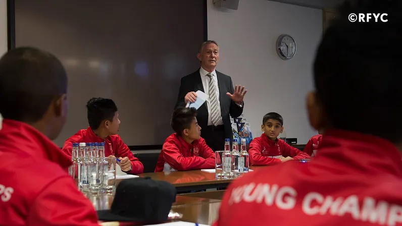 Young Champs visit Premier League Headquarters and Central London