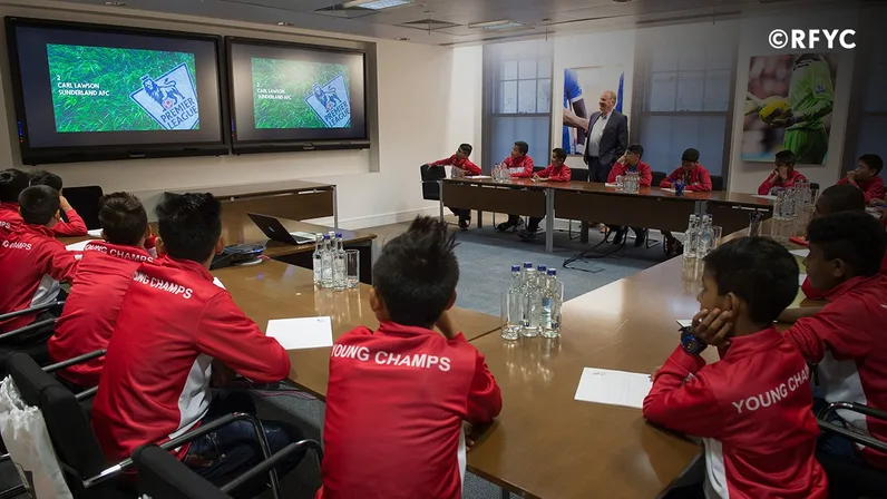 Young Champs visit Premier League Headquarters and Central London